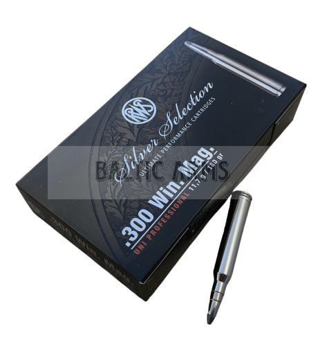 RWS .300 Winchester Magnum 11.7 g UNI professional Silver selection